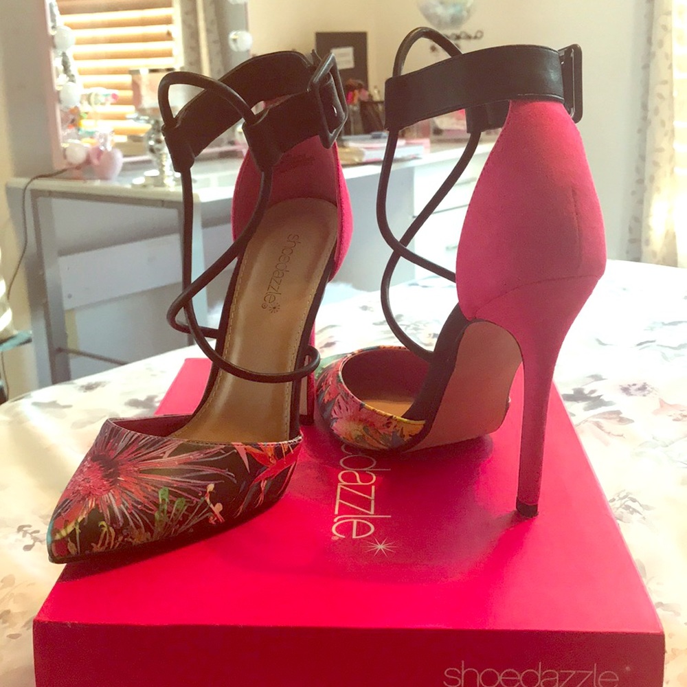 ShoeDazzle: Donatella Buckle Strap Pumps
